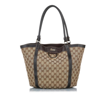 Gucci CS Abbey D-Ring Canvas Tote Bag (SHG-20430)