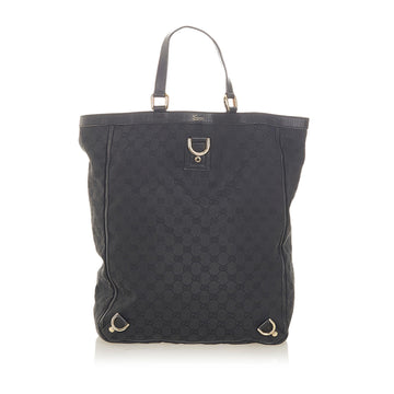 Gucci CS Canvas Abbey D-Ring Tote Bag (SHG-19408)