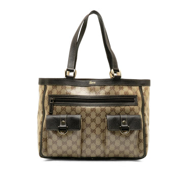 Gucci GG Canvas Abbey Pocket Tote (SHG-ZCIkk9)