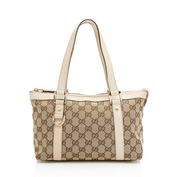 Gucci GG Canvas Abbey Small Tote