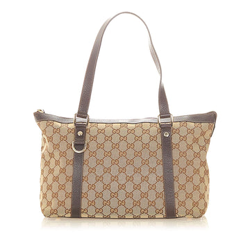 Gucci CS Canvas Abbey Tote Bag (SHG-20420)
