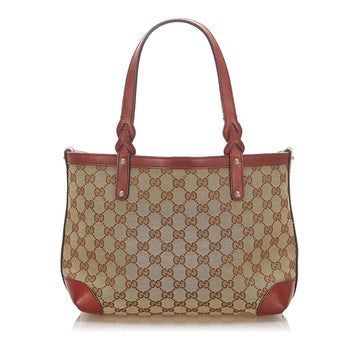 Gucci CS Canvas Craft Tote Bag (SHG-17776)
