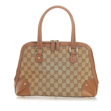 G*G CS Canvas Dome Nail Handbag (SHG-19816)