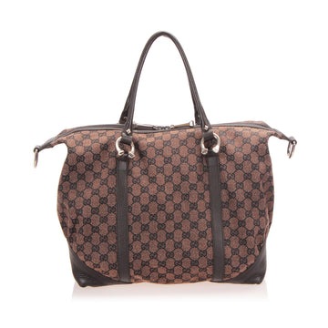 Gucci CS Canvas Horsebit Nail Tote  (SHG-12820)