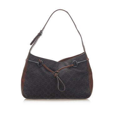 G*G CS Canvas Horsebit Shoulder Bag (SHG-18549)