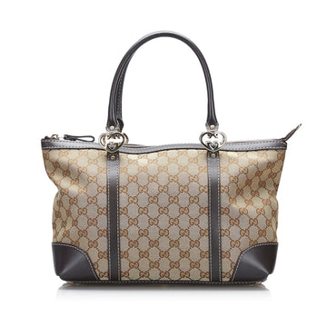 Gucci GG Canvas Lovely Tote (SHG-fLvgkB)
