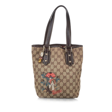 Gucci CS Canvas Mushrooms Tote Bag (SHG-18441)