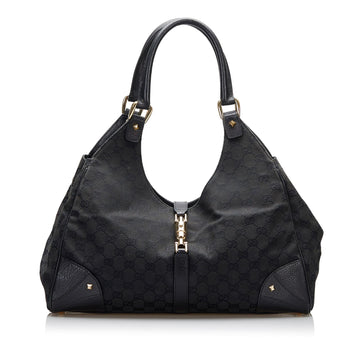 Gucci GG Canvas Nailhead Jackie (SHG-YZOZQj)