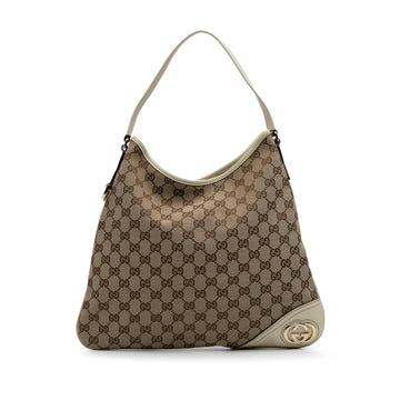 Gucci GG Canvas New Britt Hobo