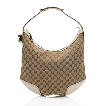 Gucci GG Canvas Princy Large Hobo (SHF-nIZpdD)