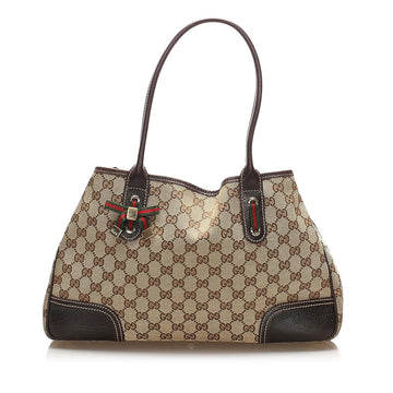 Gucci CS Canvas Princy Tote Bag (SHG-14303)