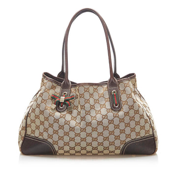 Gucci CS Canvas Princy Tote Bag (SHG-16501)