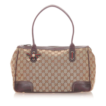 Gucci CS Canvas Princy Tote Bag (SHG-19715)