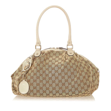 Gucci CS Canvas Sukey Tote Bag (SHG-20140)