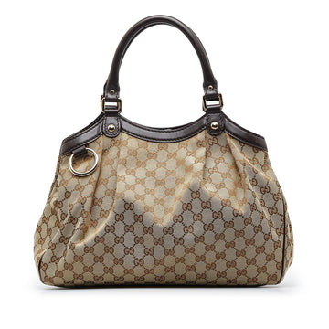 Gucci GG Canvas Sukey Tote (SHG-NFCUWy)