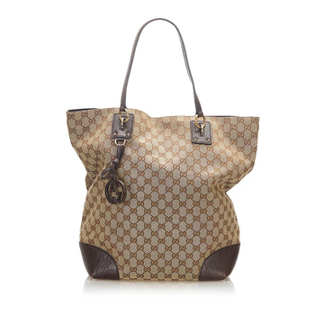 Gucci CS Canvas Tote Bag (SHG-17657)