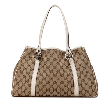 Gucci GG Canvas Twins Tote (SHG-Tw8Kwa)