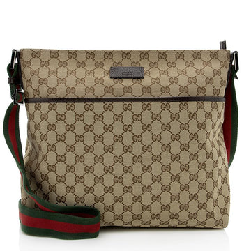 G*G CS Canvas Web Medium Messenger Bag (SHF-14575)