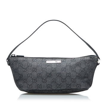 Gucci GG Denim Boat Baguette (SHG-CSZkjD)