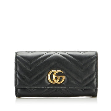 Gucci GG Marmont Matelasse Long Wallet (SHG-HSwh8O)