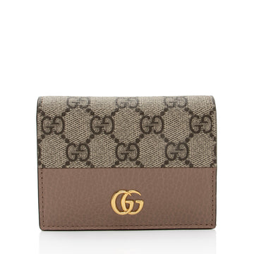 Gucci GG Supreme GG Marmont Card Case Wallet (SHF-38xYSP)