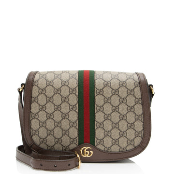 Gucci GG Supreme Ophidia Flap Messenger