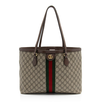 Gucci GG Supreme Ophidia Medium Shopping Tote (SHF-3ip67H)