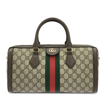 Gucci GG Supreme Ophidia Web Satchel (SHG-uMbpzY)