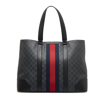 Gucci GG Supreme Web Open Tote (SHG-4XtANr)