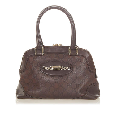 G*G G*Gssima Horsebit Leather Handbag (SHG-19716)