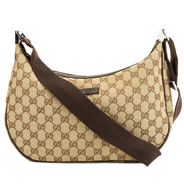Gucci CS Monogram Half Moon Crescent Messenger Bag