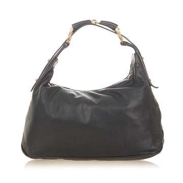 G*G Horsebit Leather Shoulder Bag (SHG-19170)