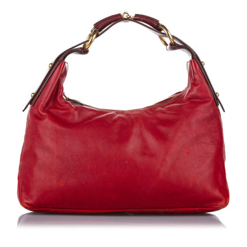 G*G Horsebit Leather Shoulder Bag (SHG-19334)