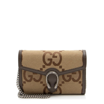 Gucci Jumbo GG Dionysus Chain Wallet (SHF-xQXYJb)