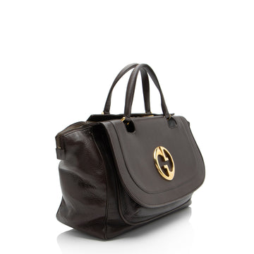 Gucci Leather 1973 Medium Tote