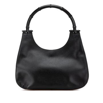 Gucci Leather Bamboo Shoulder Bag (SHG-Y0sM3k)