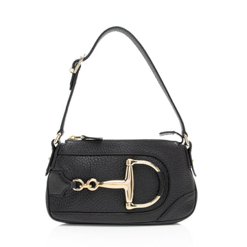 Gucci Leather Horsebit Hasler Mini Pochette