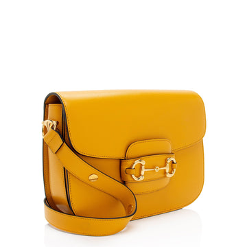 Gucci Calfskin Horsebit 1955 Shoulder Bag (SHF-CfrGqE)