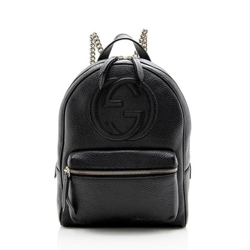 G*G Leather Soho Chain Backpack (SHF-14087)