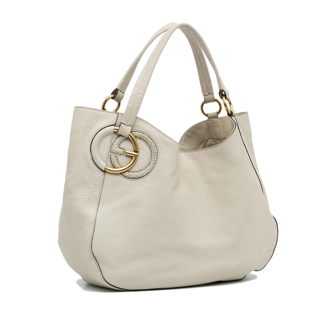 Gucci Leather Twill Tote Bag (SHG-6N7GyM)