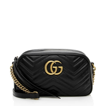 G*G Matelasse Leather CS Marmont Small Shoulder Bag (SHF-14049)