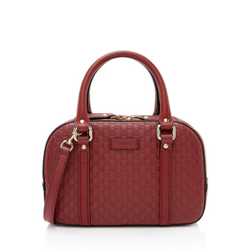 Gucci Microguccissima Leather Bree Mini Satchel (SHF-fs3ADp)