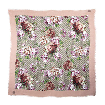Gucci Modal Silk GG Blooms 140cm Shawl (SHF-23882)
