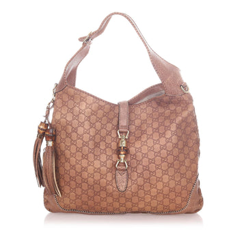 G*G New Jackie Bamboo Shoulder Bag (SHG-20500)