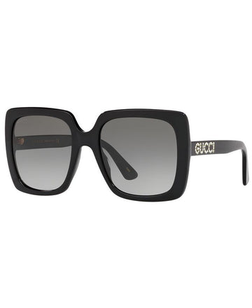GUCCI Oversized Rectangular Sunglasses Black