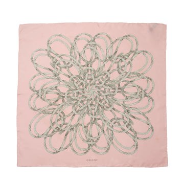 Gucci Silk Rope Print 90cm Scarf (SHF-lG8u67)