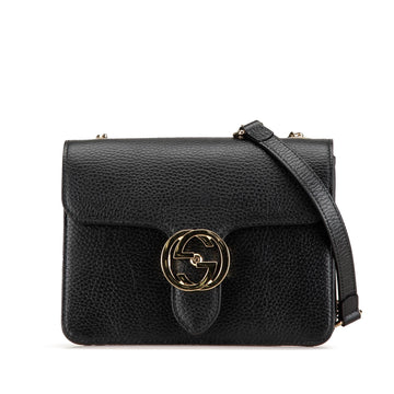 Gucci Small Dollar Calfskin Interlocking G Crossbody (SHG-bDu7A6)