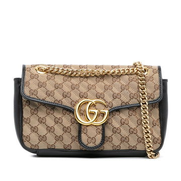 Gucci Small GG Canvas GG Marmont Crossbody