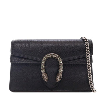 Gucci Super Mini Dionysus Leather Crossbody Bag (SHG-vzECCv)