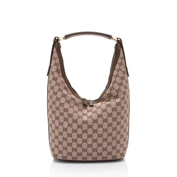 Gucci Vintage GG Canvas Hobo (SHF-A3NrpF)